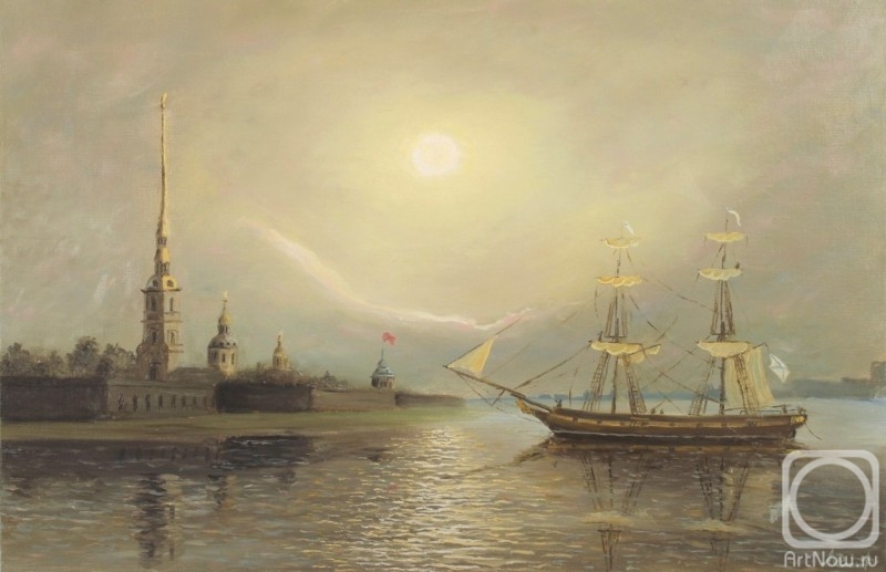Terbushev Alexander. Saint-Petersburg. Court yacht