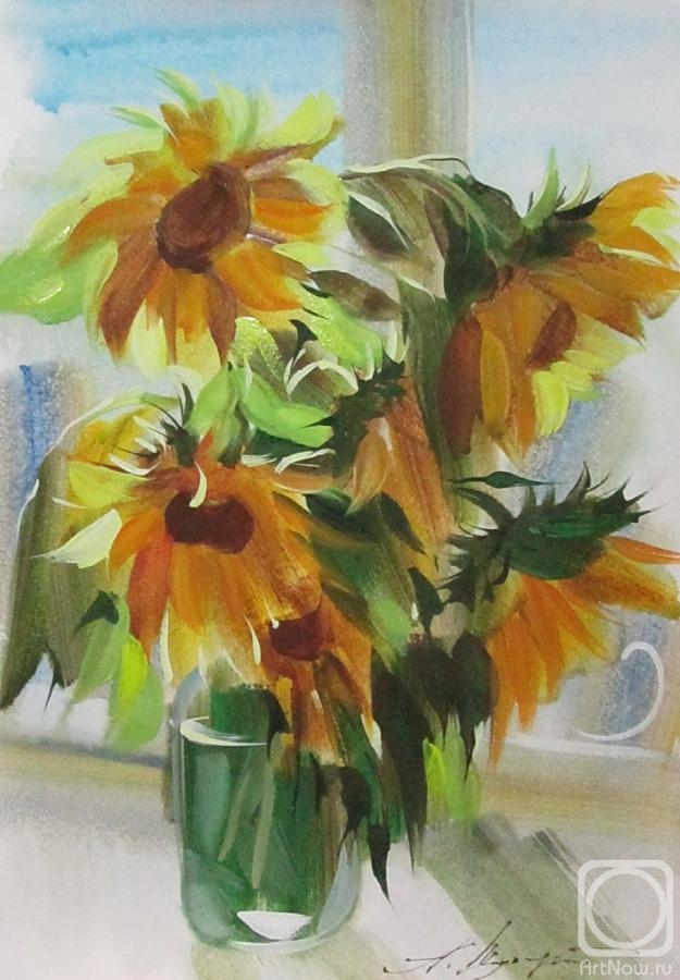 Schubert Albina. Sunflowers