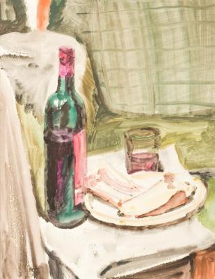Still life with bottle