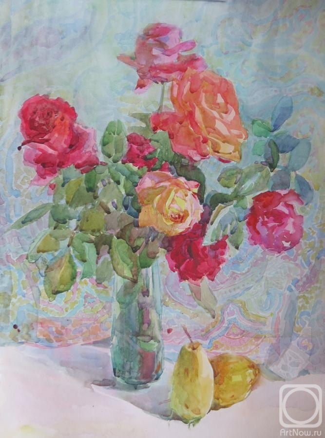Korkishko Viktorya. Roses and pears
