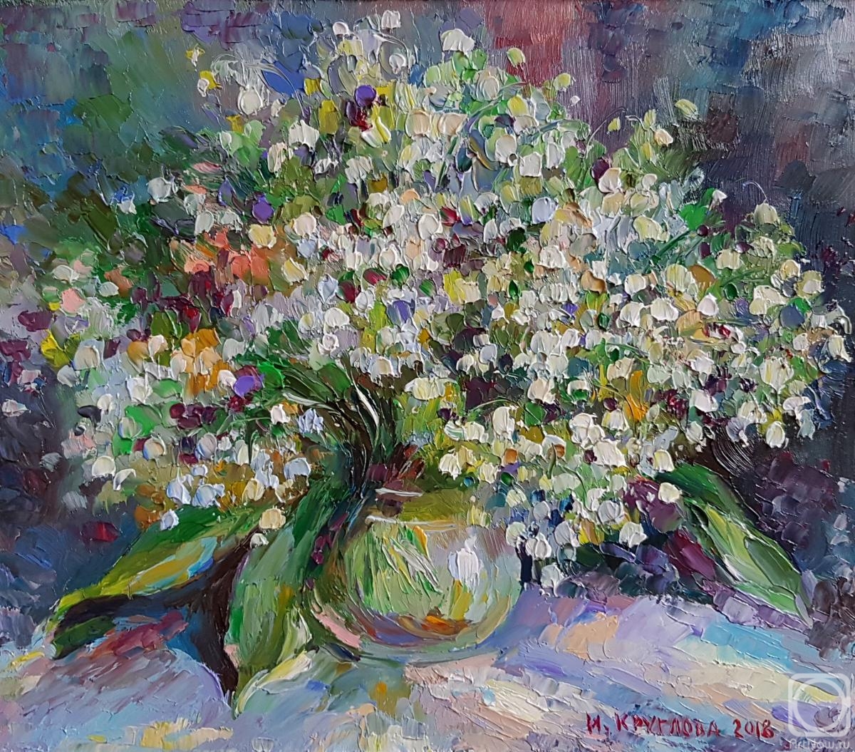 Kruglova Irina. Lilies of the valley on the table
