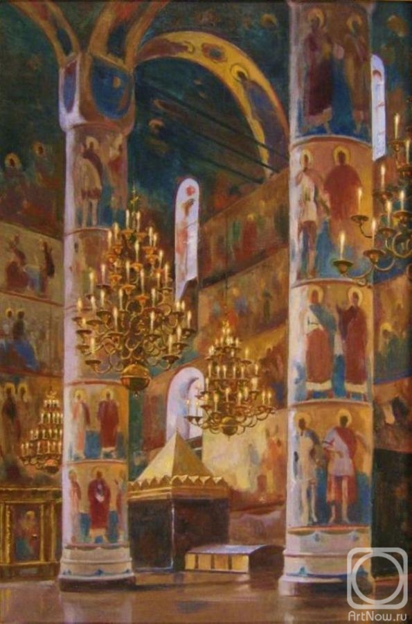 Lapovok Vladimir. The Cathedral of the assumption. Interior