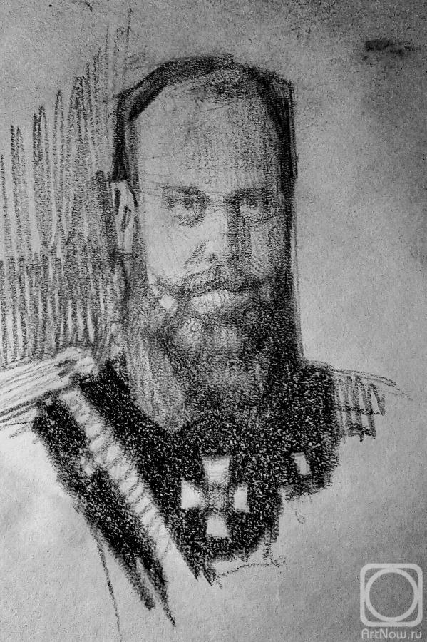 Deryabin Oleg. Sketch of Alexander III