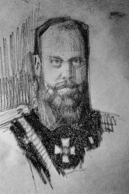 Deryabin Oleg Victorovitsh. Sketch of Alexander III