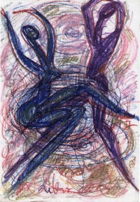 Dance in a spiral (Bent Leg). Volchek Lika