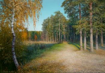 Indian summer in the pine forest. Palachev Vyatcheslav