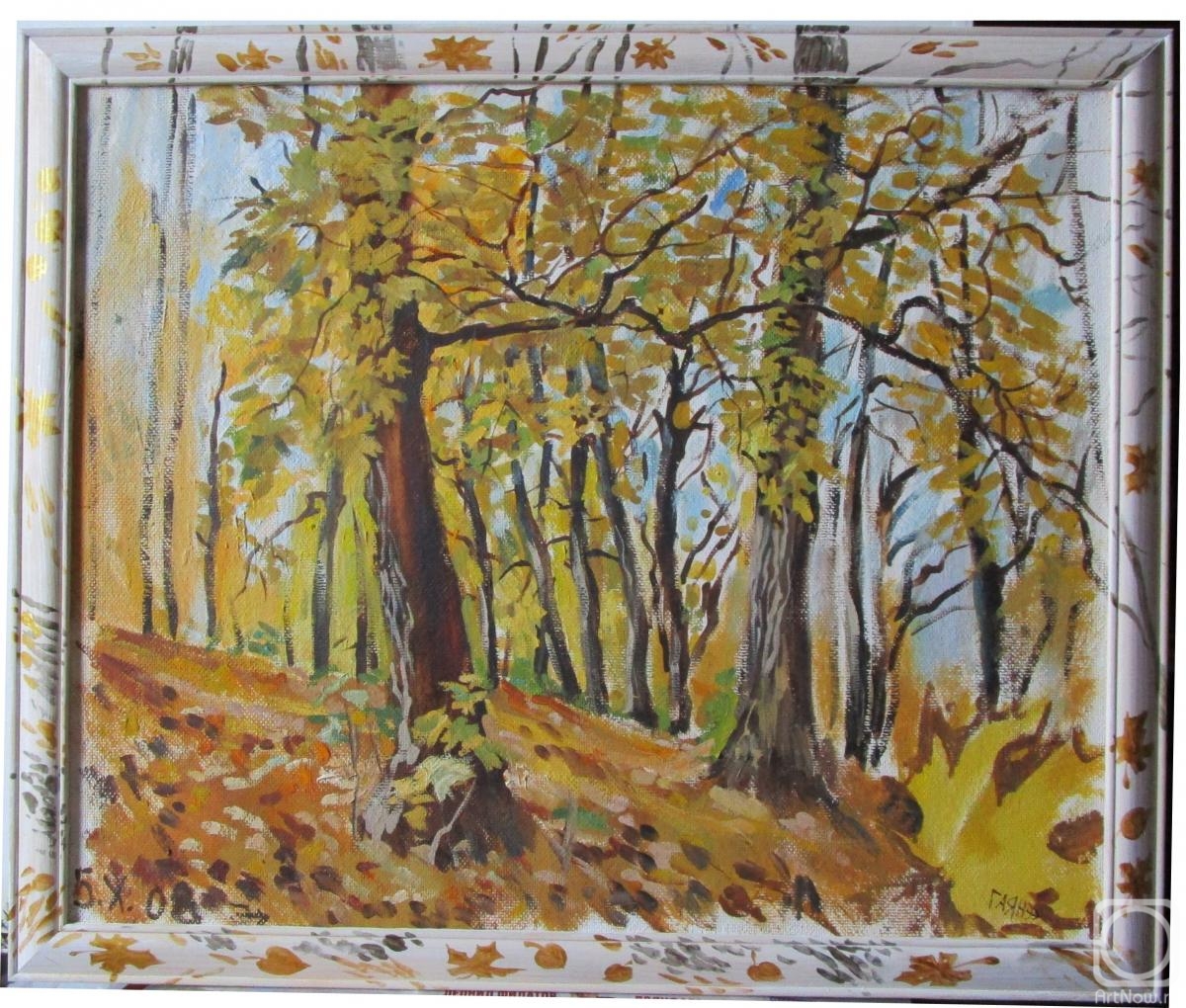Dobrovolskaya Gayane. Frame for "Maples in the rvine"