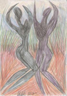 Tenderness of dancing (Bent Legs). Volchek Lika