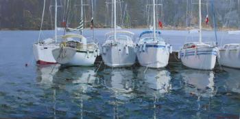 The silver of the Bay of Kotor