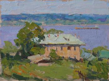 House over the Volga. Panov Igor