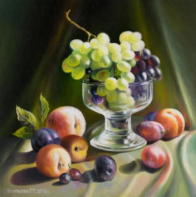 Fruit still life (Table Cloth). Khrapkova Svetlana