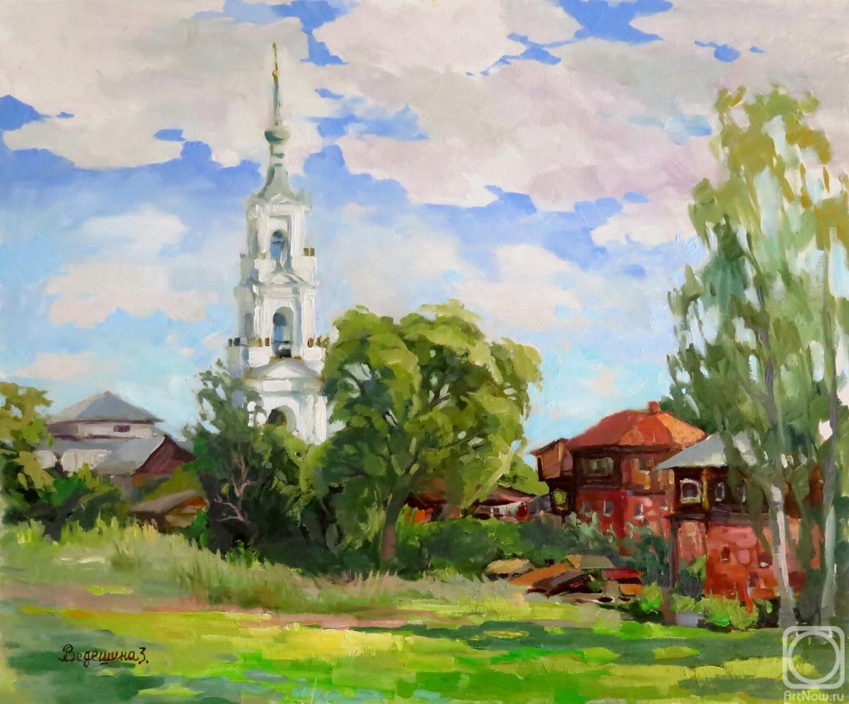 Vedeshina Zinaida. The bell tower of the Kazan Cathedral. Nerekhta