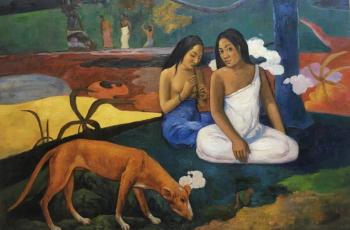 Copy of Paul Gauguin. Arearea (Mischievous joke) 1892 (Gauguin S Copy). Romm Alexandr