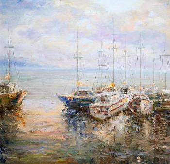 Boats in the morning Bay. Vevers Christina