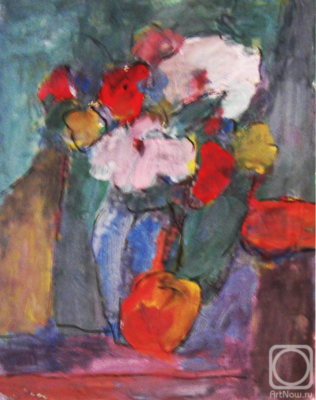 Jelnov Nikolay. Bouquet and fruit