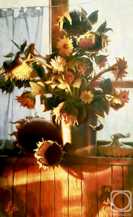 Melentev Anton. Sunflowers