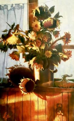 Sunflowers. Melentev Anton