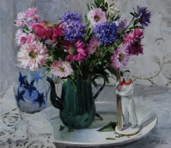 Still life with asters