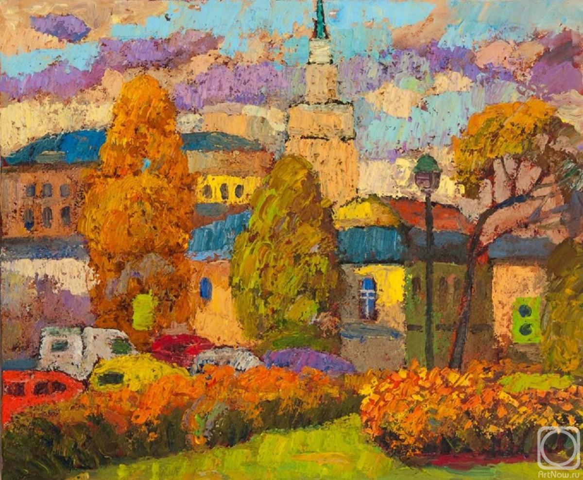 Berdyshev Igor. Old Moscow, autumn