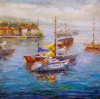 Boats at the pier N4. Vevers Christina