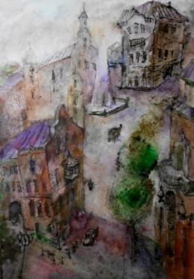 The streets of the old city. Pitaev Valery