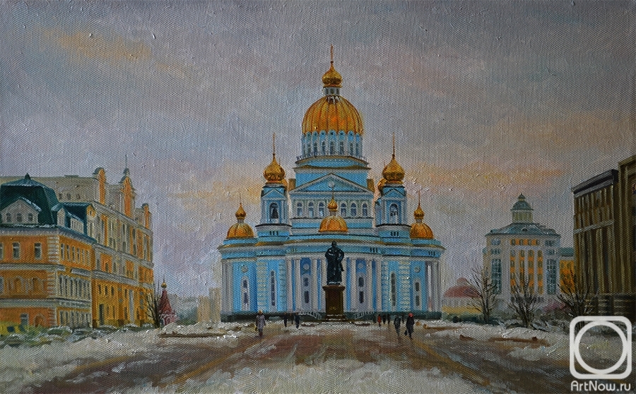 Bakaeva Yulia. A view of the Cathedral Ushakov