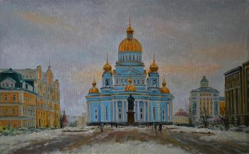 A view of the Cathedral Ushakov (Picturesque Winter). Bakaeva Yulia