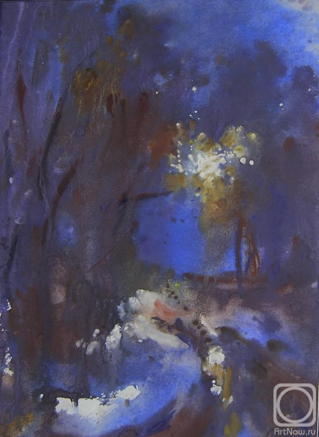 Polikarpova Olga. Blue Evening