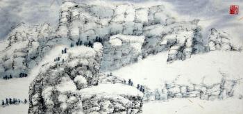 Chinese landscape Snow. Engardo Anna