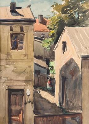 Town Jeju. Poland. 1945