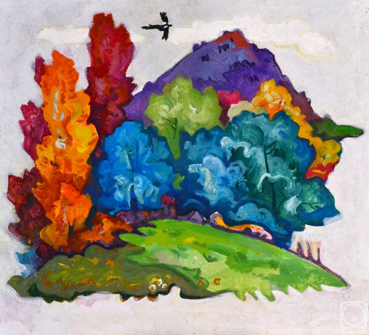 Gulhenko Moisej. Decorative landscape autumn
