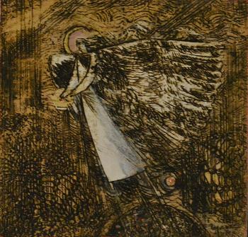 An angel (panel). Gulhenko Moisej