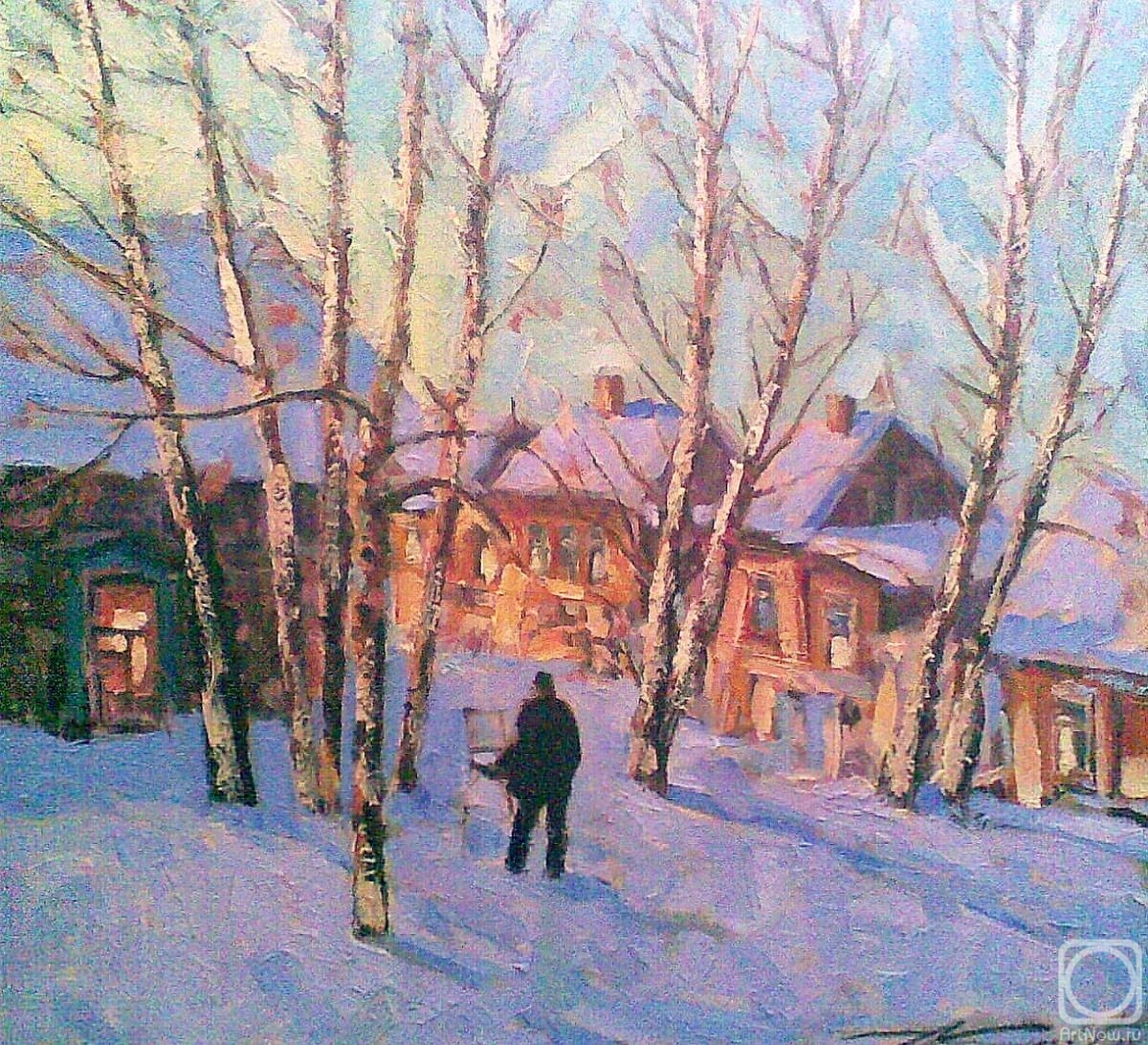 Knecht Aleksander. Winter plein air