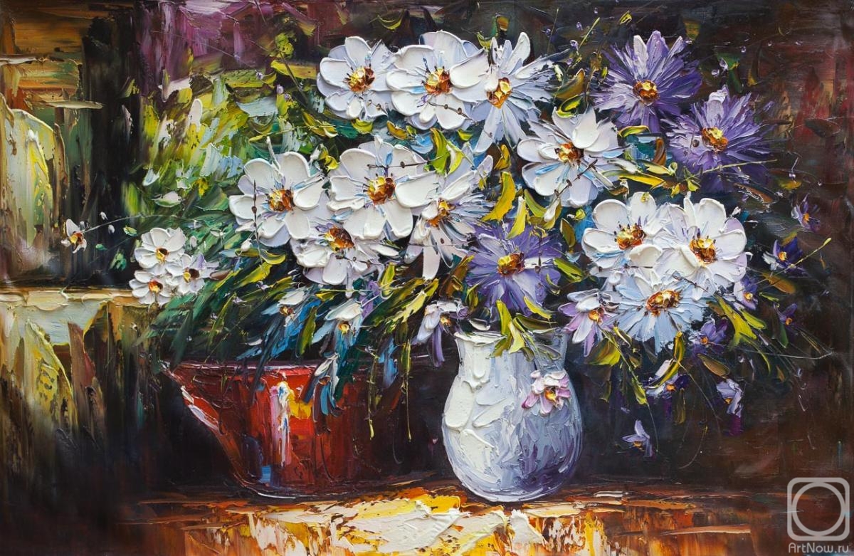Vlodarchik Andjei. Bouquet of daisies N2