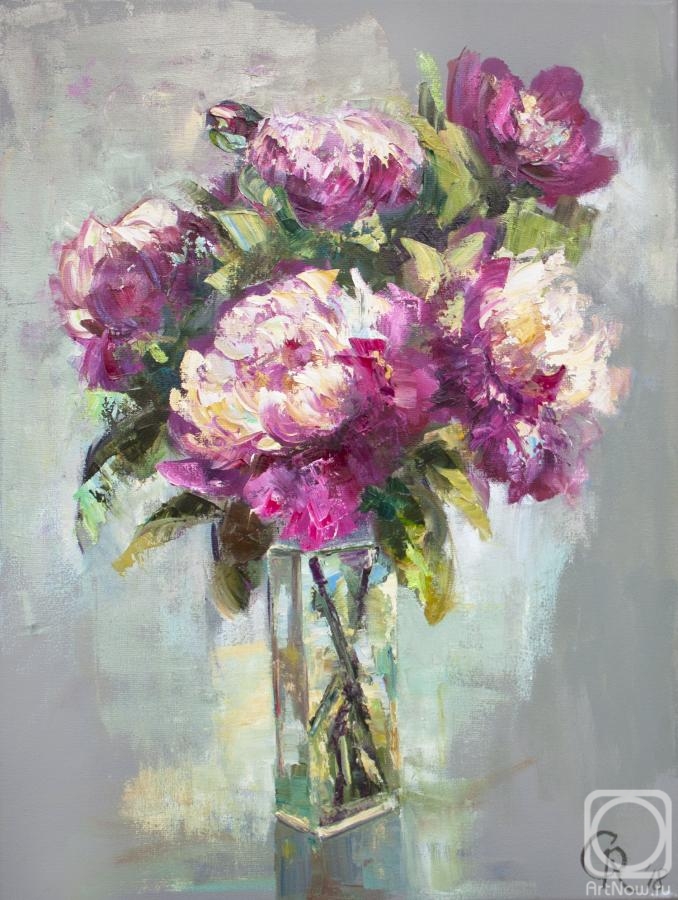 Gerdt Irina. Bouquet of peonies