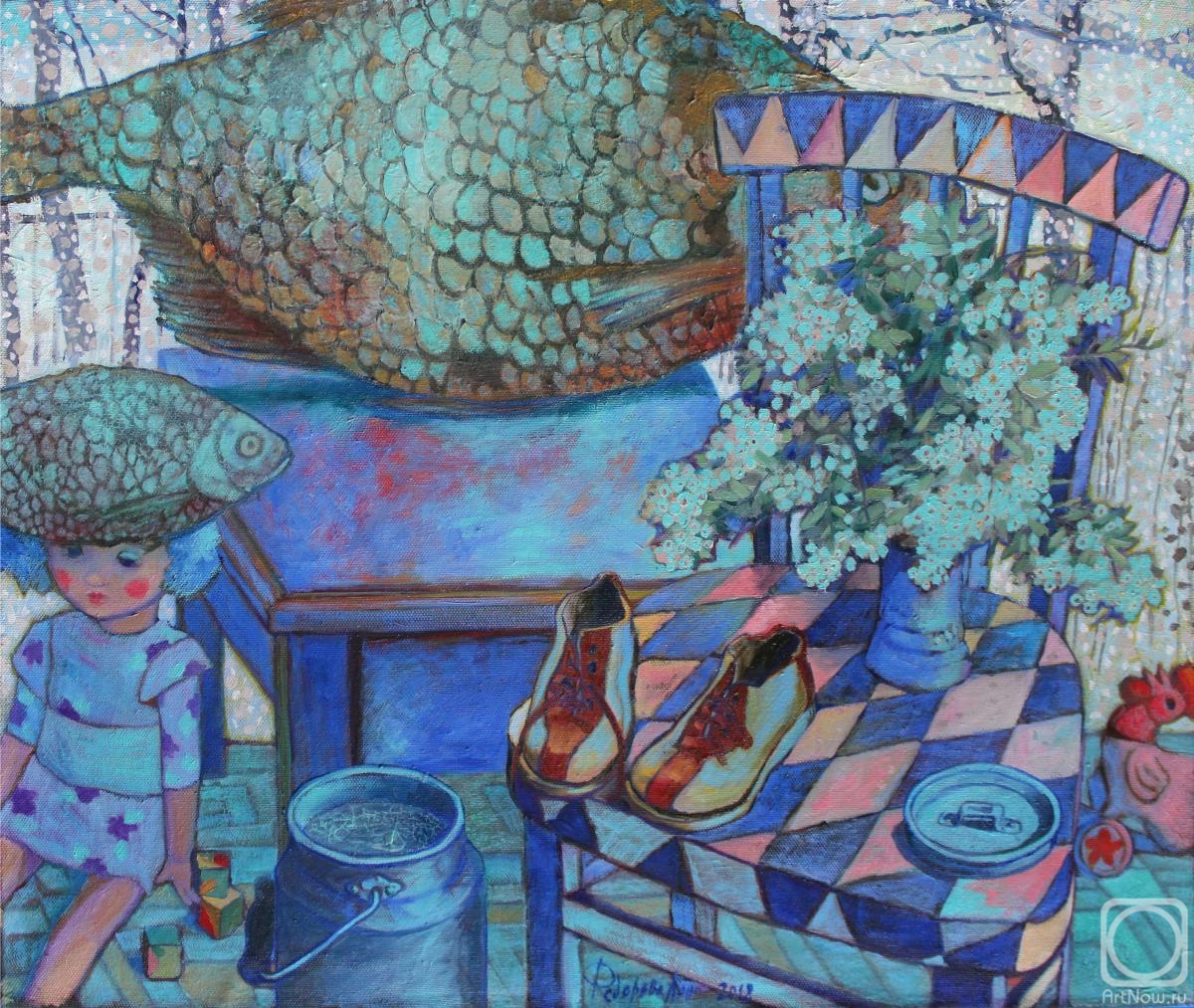 Fedorova Anna. Winter fishing