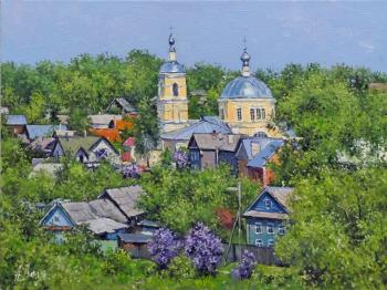 Summer day in old town. Volya Alexander