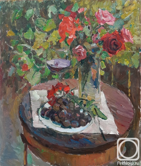 Zhukova Juliya. Still life with roses