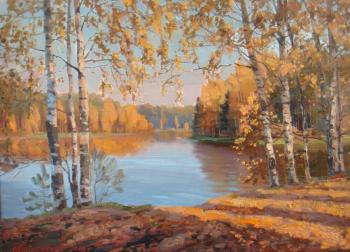 Golden autumn on Herence. Plotnikov Alexander