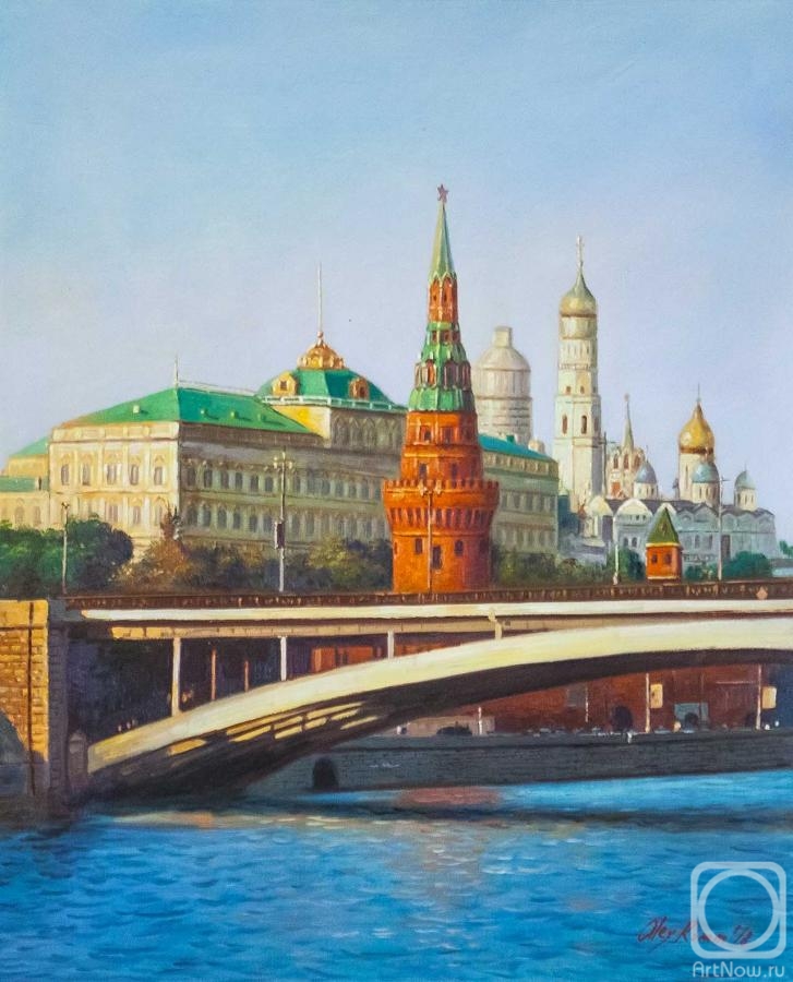 Romm Alexandr. View of Kremlin. Summer afternoon