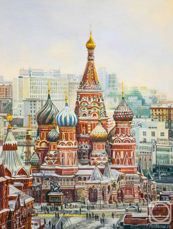 Romm Alexandr. The views of St. Basil's Cathedral