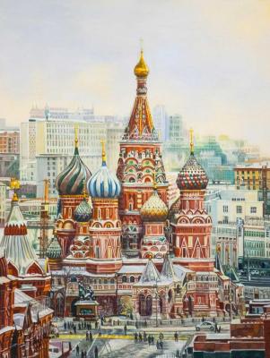 The views of St. Basil's Cathedral. Romm Alexandr