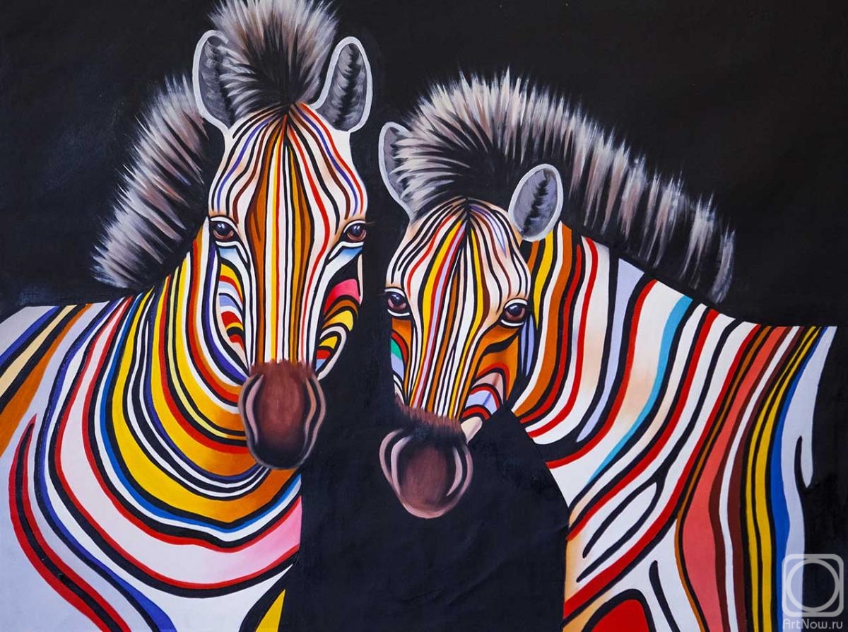 Vevers Christina. Multicolored zebras N6
