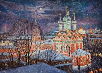 Snowfall over Moscow (  ). Razzhivin Igor