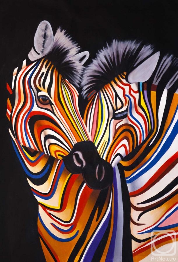 Vevers Christina. Multicolored zebras N9