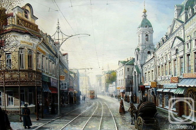 Starodubov Alexander. Moscow Old Ages. Yauzskaya Street