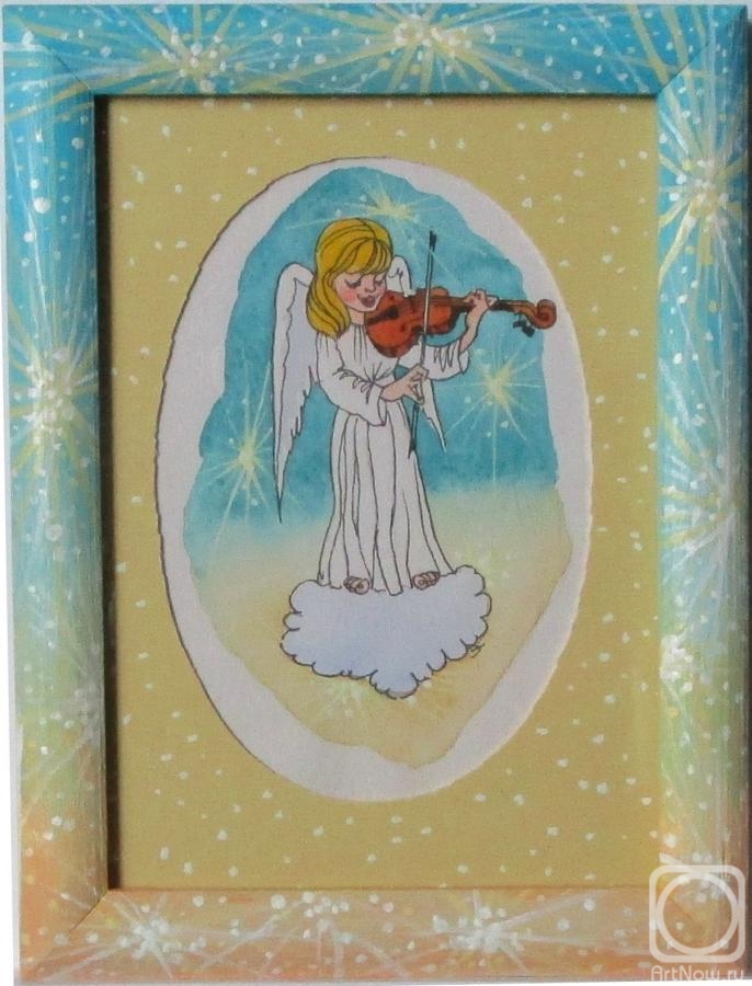 Dobrovolskaya Gayane. Merry Christmas! - 10, in a painted frame