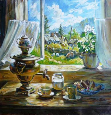 Breakfast in the village. Karbusheva Svetlana