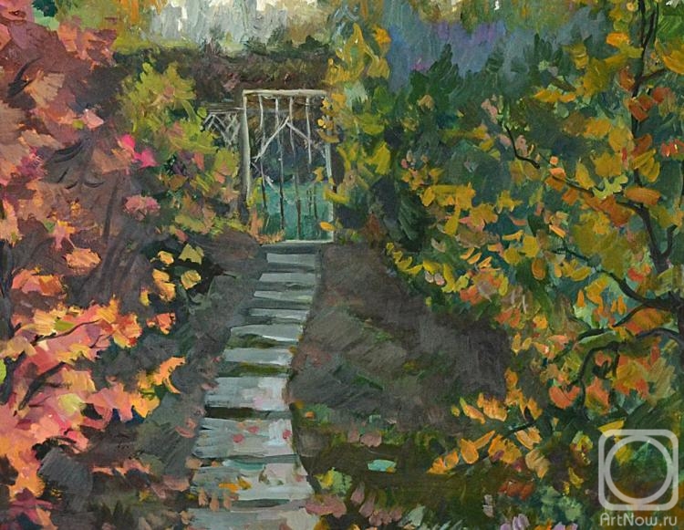 Gulhenko Moisej. A gate from the garden