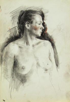 Nude female model. Gremitskikh Vladimir